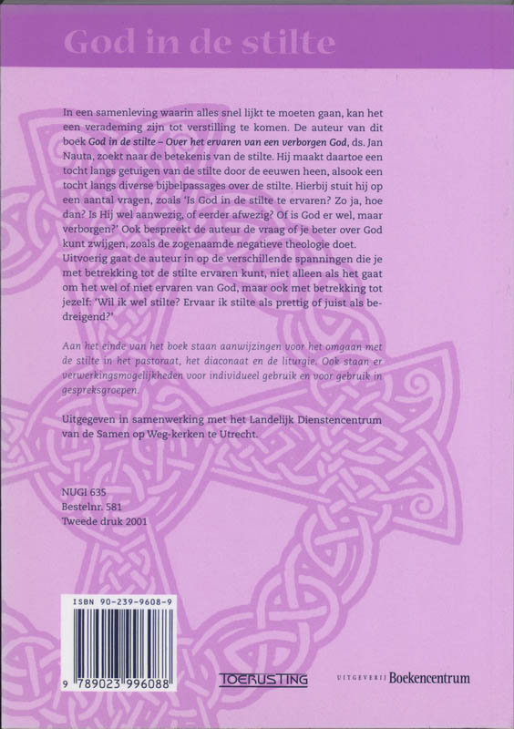God In De Stilte achterkant