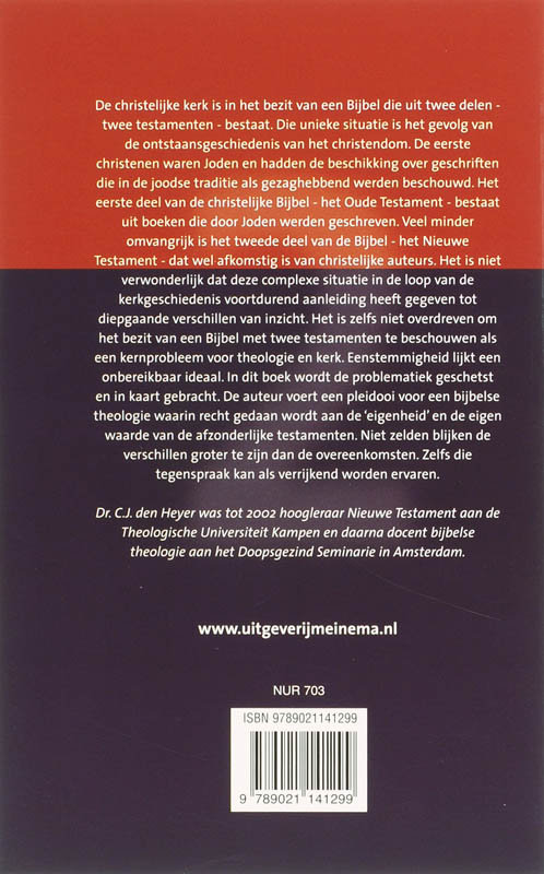 Twee testamenten achterkant