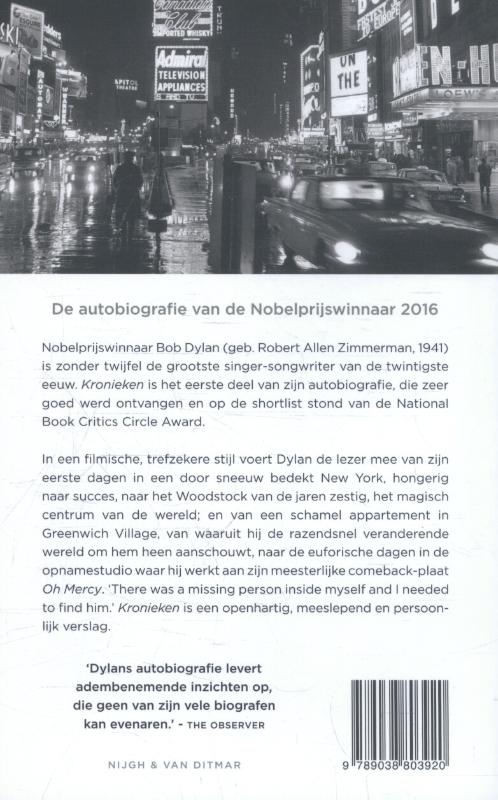 Kronieken 1 achterkant