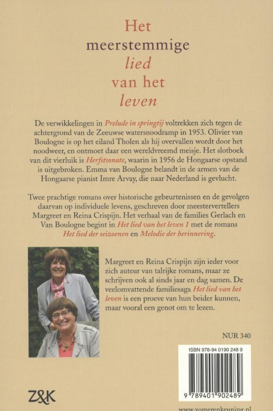 Het lied van het leven 2 achterkant