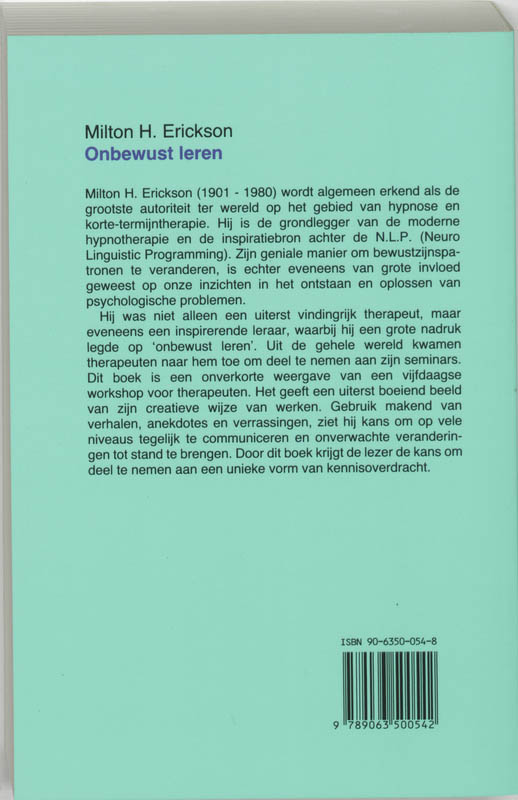 Onbewust leren achterkant