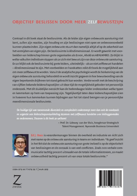 Zelfbewust Leiderschap achterkant