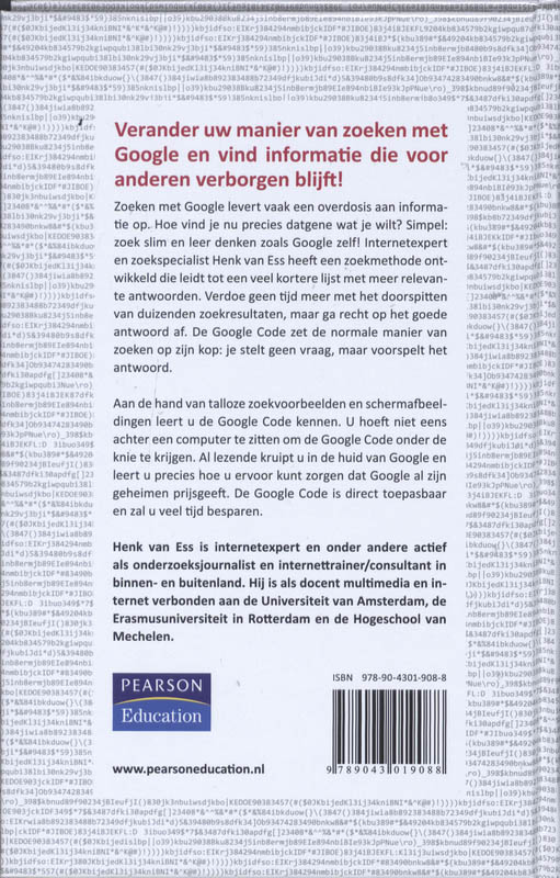 De Google Code achterkant
