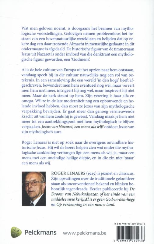 Jezus van Nazaret achterkant