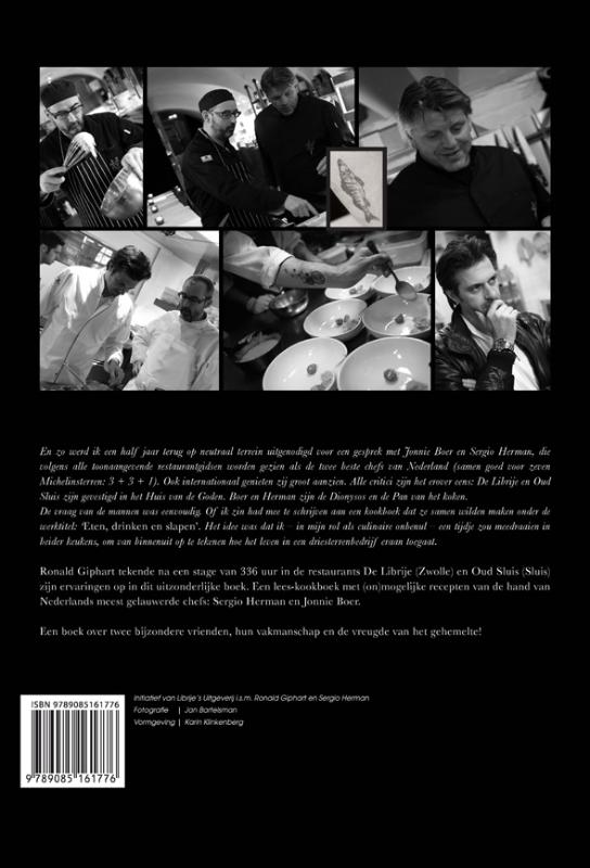 Eten, drinken, slapen achterkant