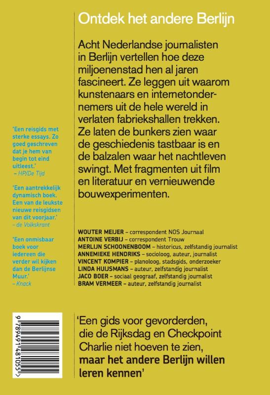 Berlijn voor gevorderden achterkant