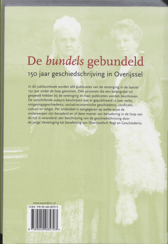 De bundels gebundeld / Overijsselse historische bijdragen / 123 achterkant