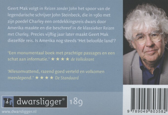 Reizen zonder John achterkant