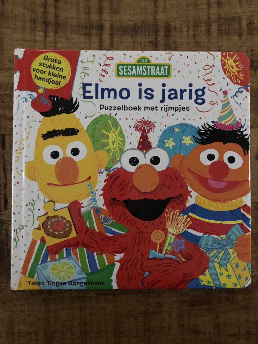 Puzzelboek elmo is jarig
