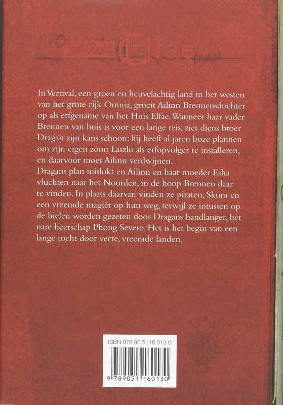 Het Huis Elfae 1 -   Dragans list achterkant