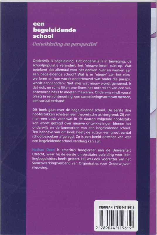 Een Begeleidende School achterkant