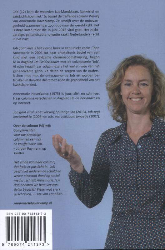 Job gaat viral achterkant