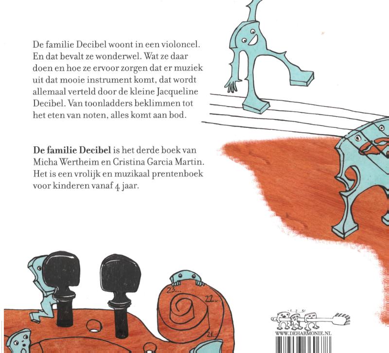 De familie Decibel achterkant
