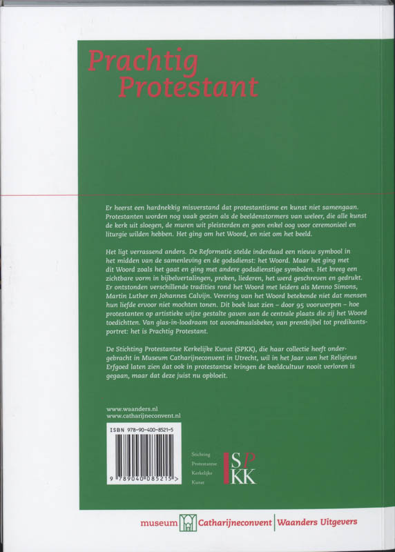 Prachtig Protestant achterkant