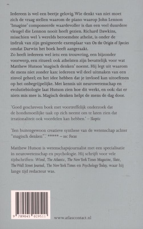 Magisch denken achterkant