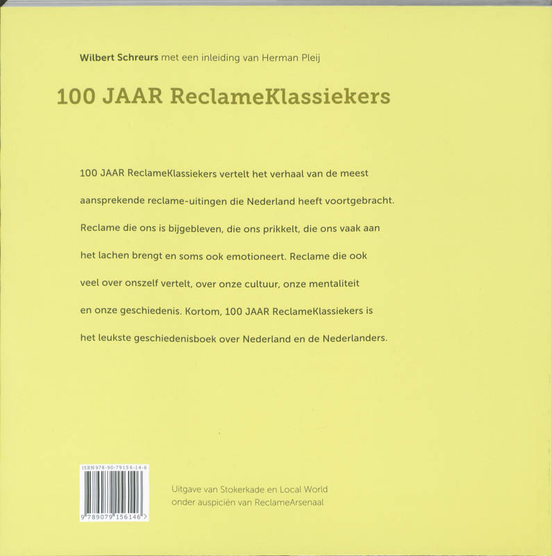 100 Jaar Reclameklassiekers achterkant