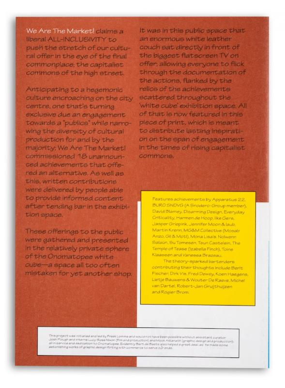 We Are The Market! achterkant