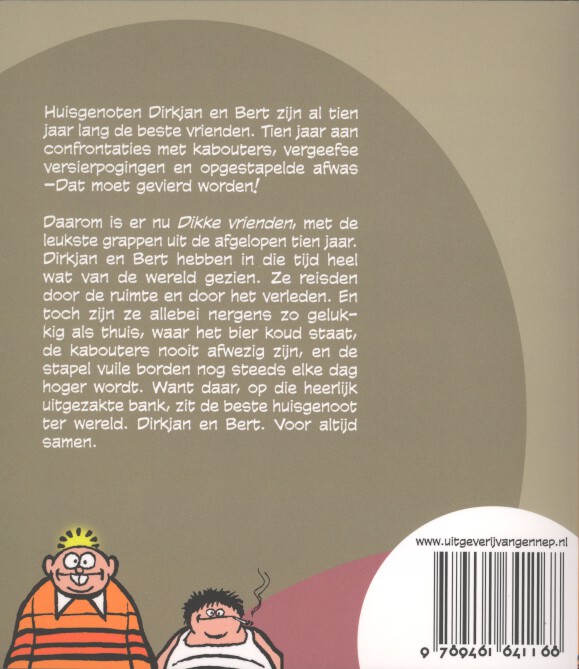 Dikke vrienden / Dirkjan + Bert! achterkant