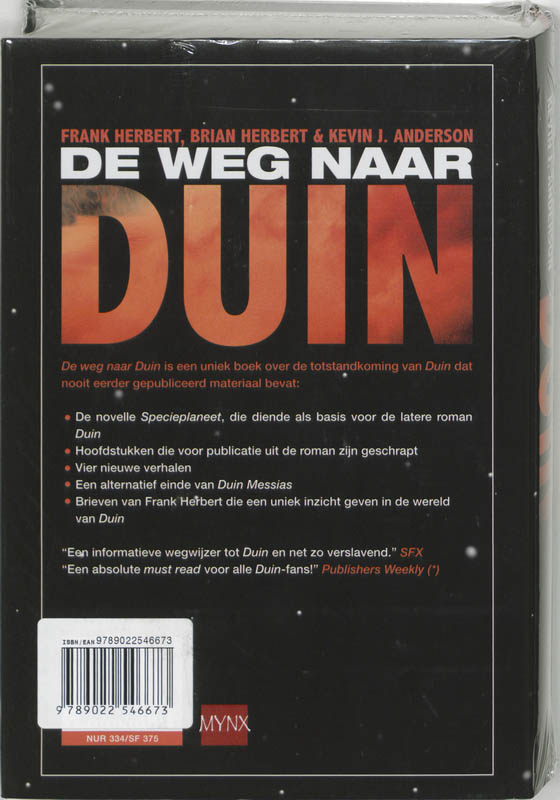 De Weg Naar Duin achterkant