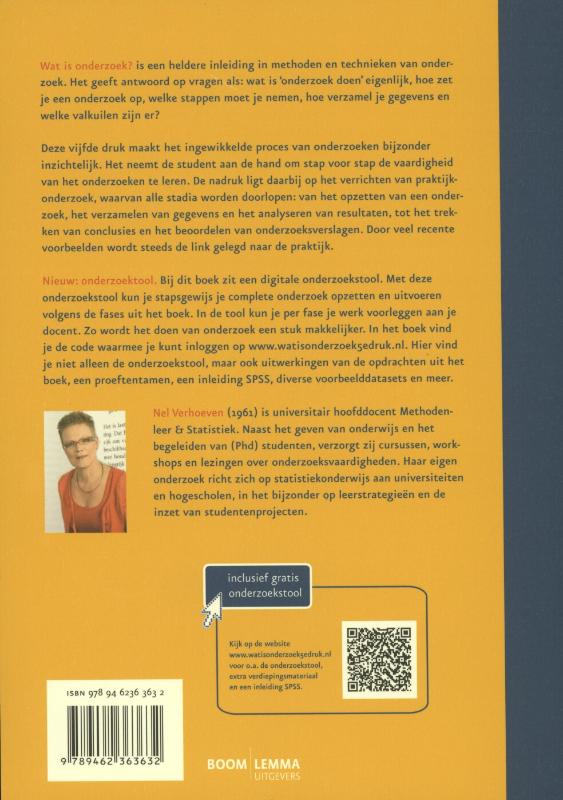 Wat is onderzoek? achterkant