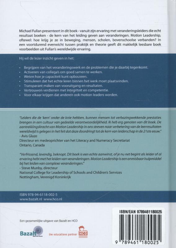 Motion Leadership achterkant