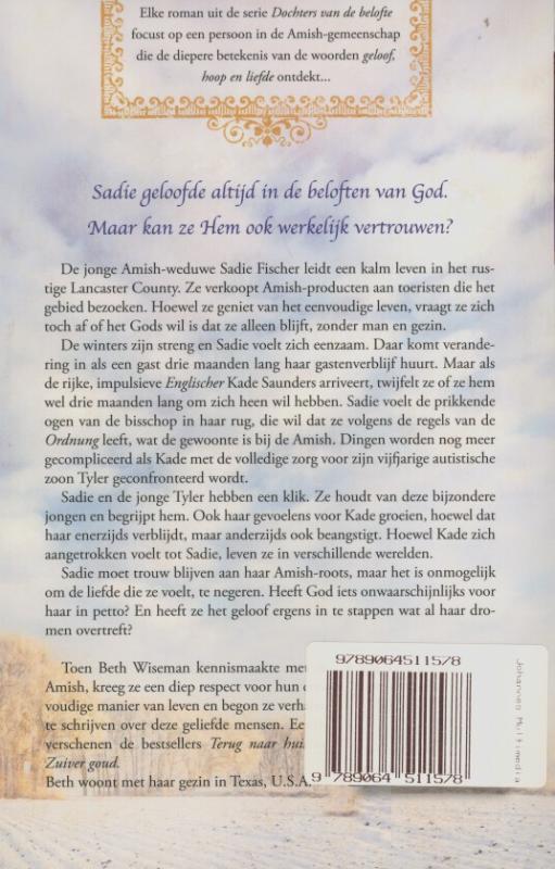 Vertwijfelde harten / Dochters van de belofte / 3 achterkant