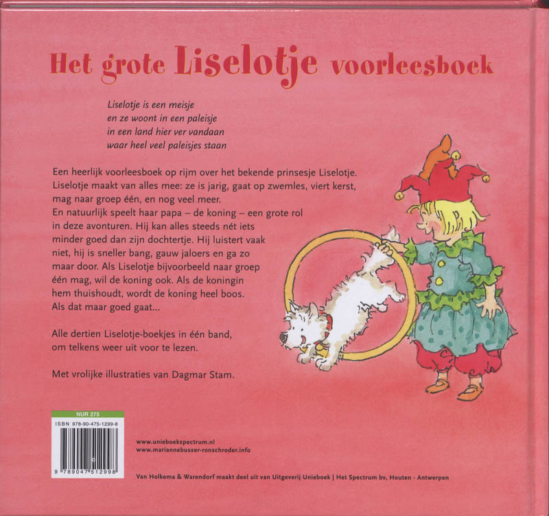 grote Liselotje voorleesboek / Liselotje achterkant
