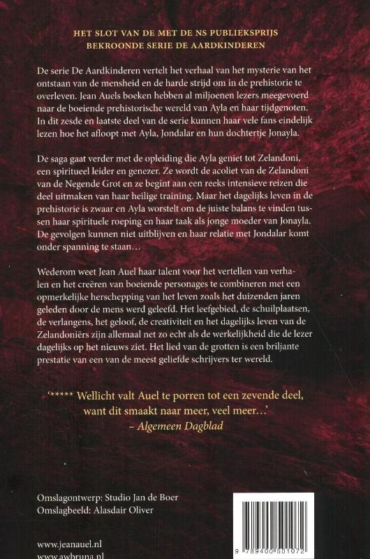 Het lied van de grotten / De Aardkinderen / 6 achterkant