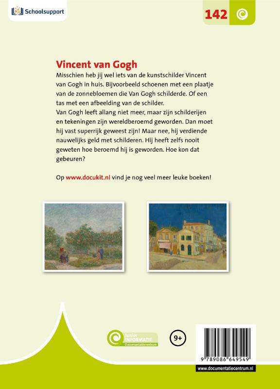 Vincent van Gogh / Junior Informatie / 142 achterkant