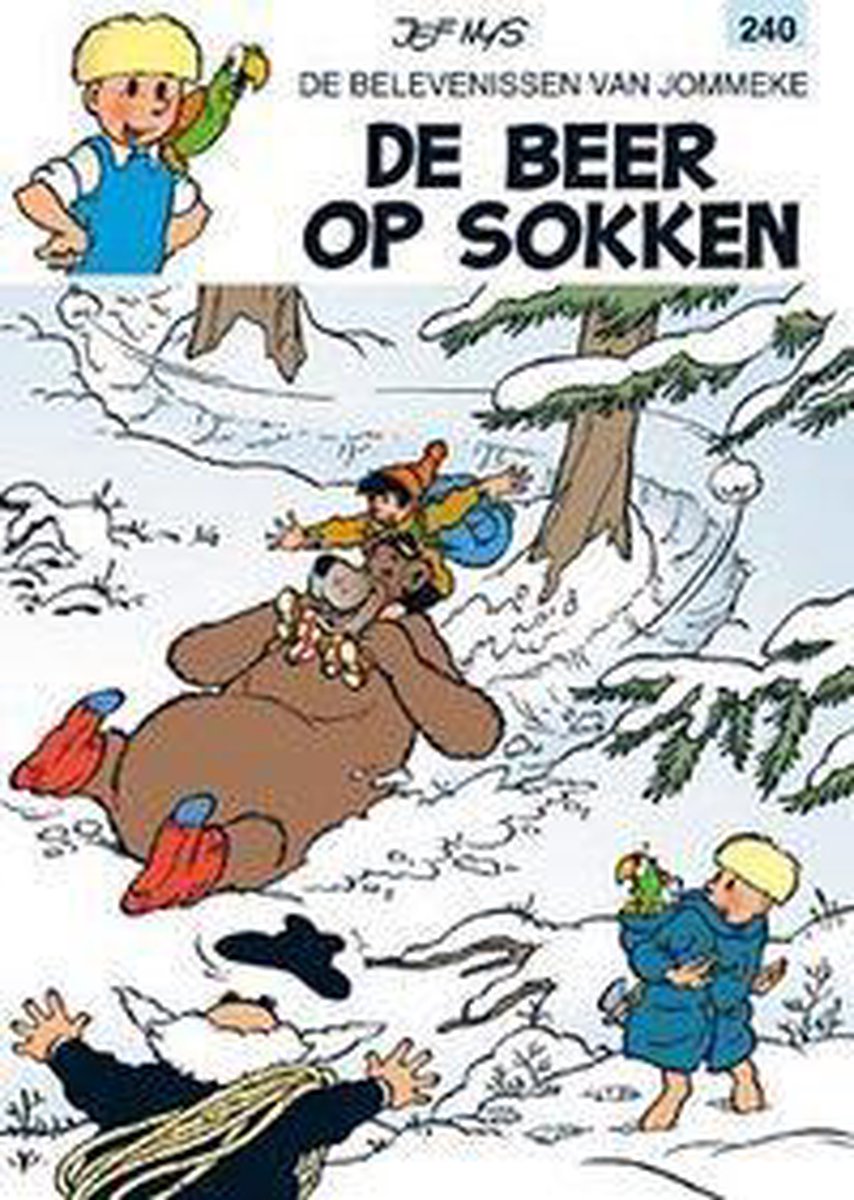 Jommeke strip / 240 Beer op sokken / De belevenissen van Jommeke