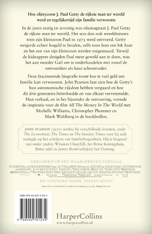 All the Money in the World achterkant
