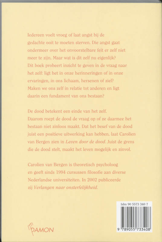 Leven Door De Dood achterkant