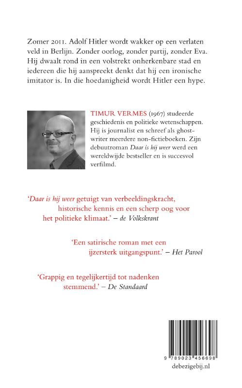 Daar is hij weer achterkant