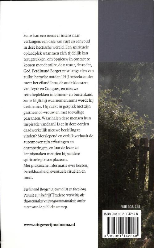 Hemelse oorden achterkant