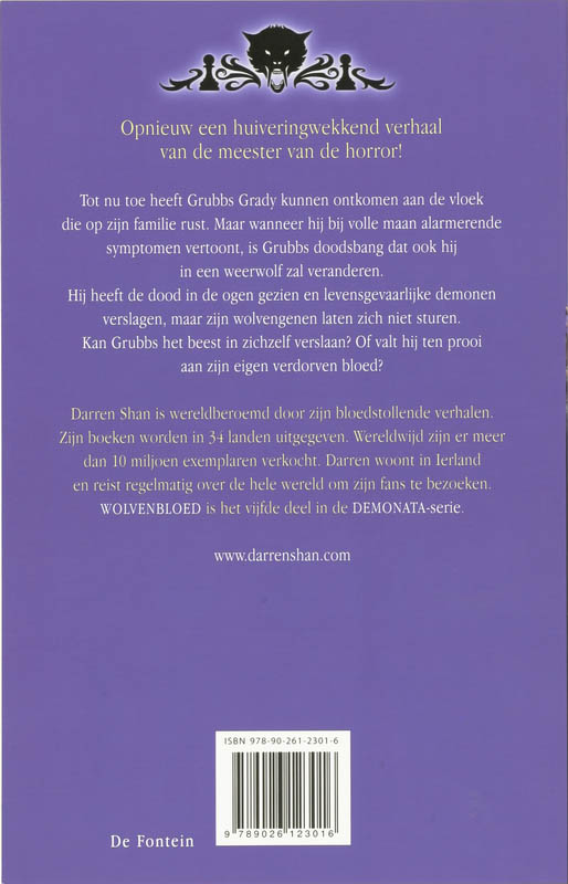 Wolvenbloed / Demonata / 5 achterkant