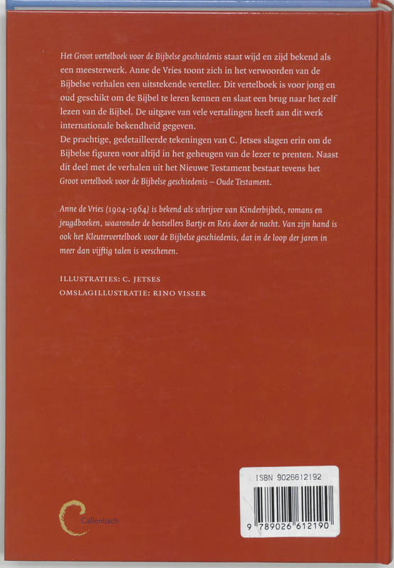 Groot vertelboek voor de bijbelse geschiedenis / Nieuwe Testament achterkant