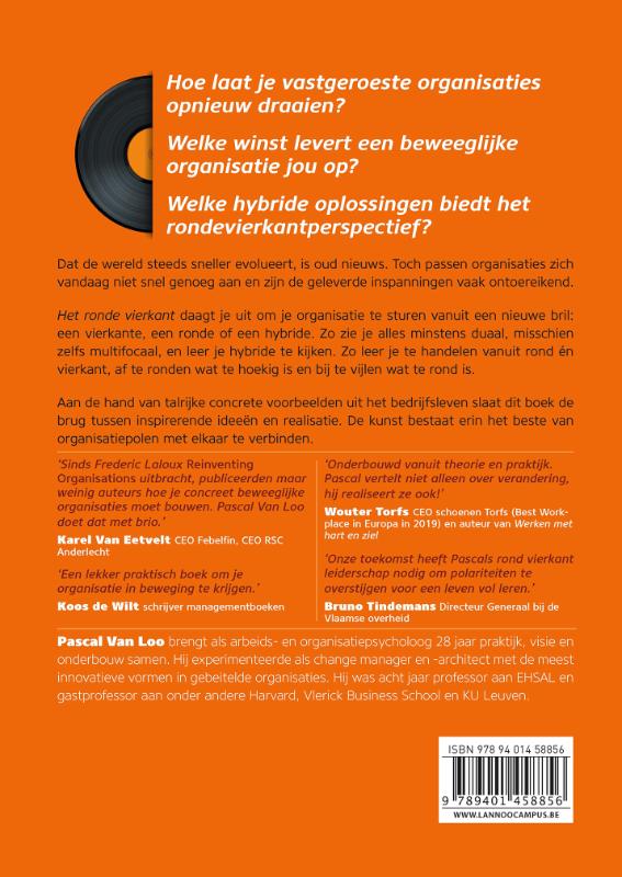 Het ronde vierkant achterkant