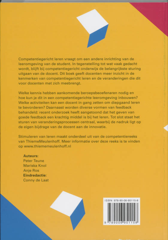 Stimuleren Van Leren achterkant