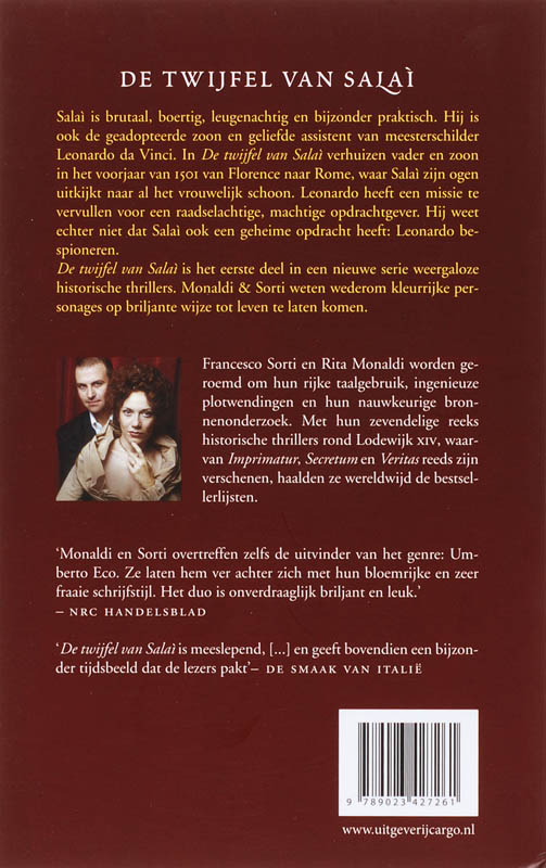 De Twijfel Van Salai achterkant