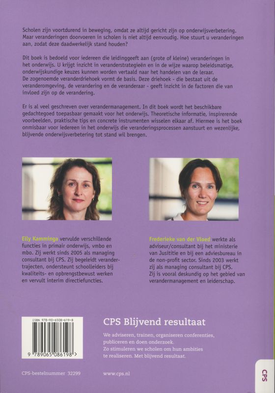 Verbindend veranderen in het onderwijs achterkant