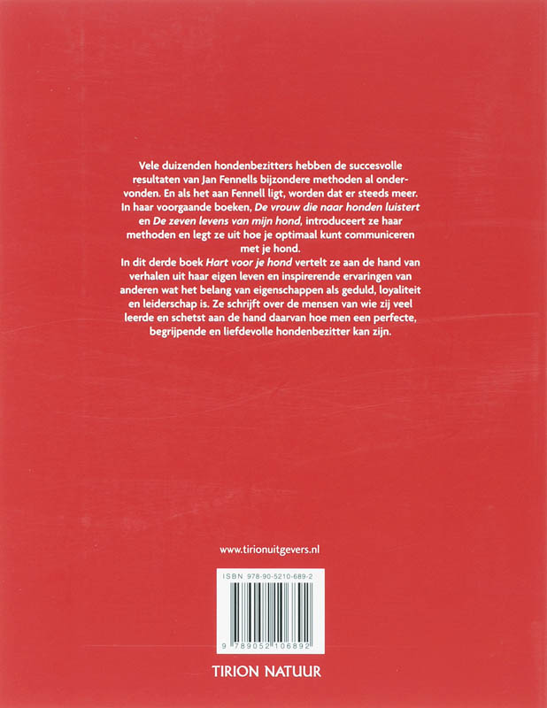 Hart Voor Je Hond achterkant