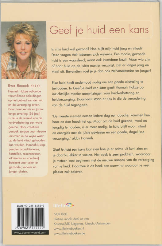 Geef Je Huid Een Kans achterkant