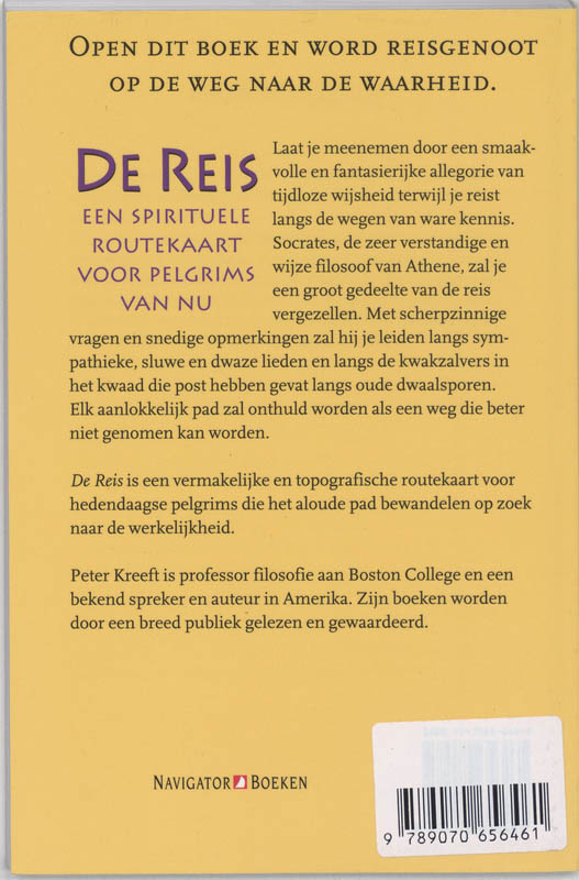 De Reis achterkant