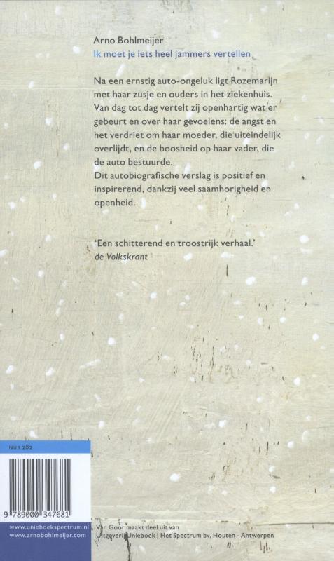 Ik moet je iets heel jammers vertellen achterkant