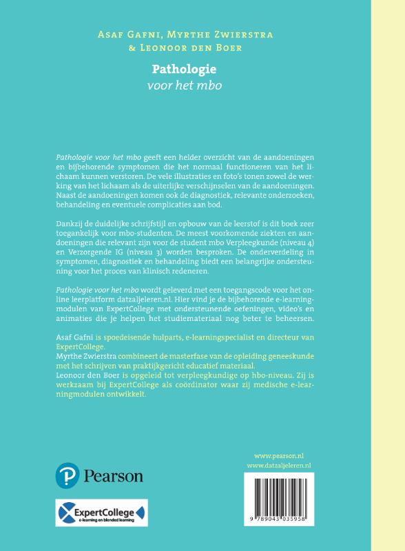 Pathologie voor het mbo achterkant