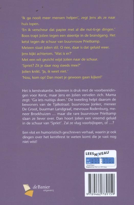 Kerst in de Tjalkstraat / Jens en Jolien / 2 achterkant