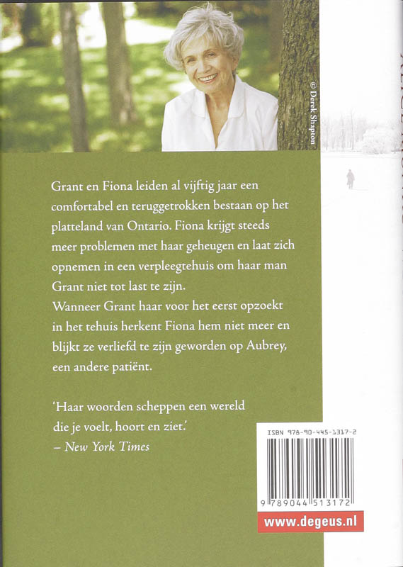 Weg van haar achterkant