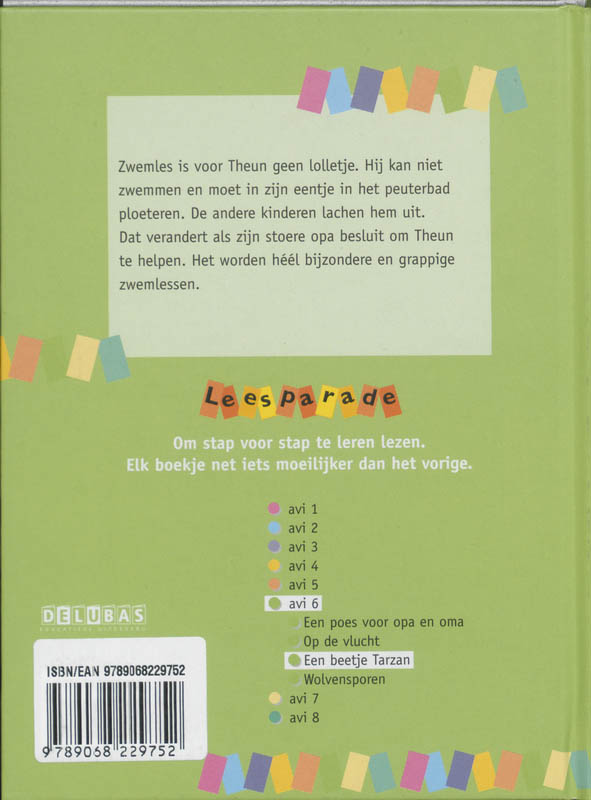 Een beetje Tarzan / Leesparade / Avi-6 achterkant