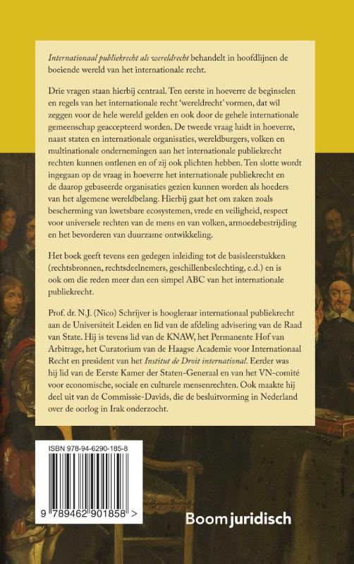 Internationaal publiekrecht als wereldrecht / Boom Juridische studieboeken achterkant