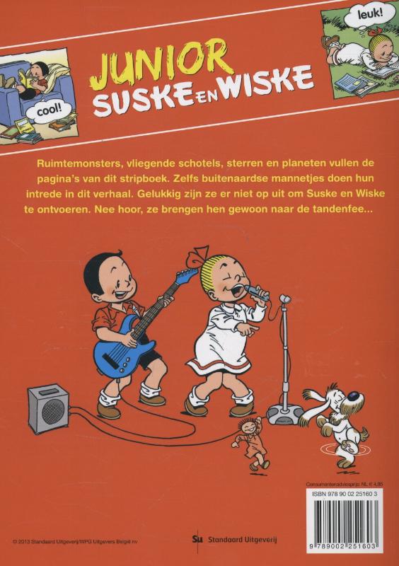 Junior Suske en Wiske 08 - In space achterkant